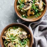 Vegan Ramen Soup w/ Zucchini Noodles! Gluten free and perfect for dinner!
