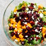Roasted Beets & Sweet Potato Salad! SO perfect for an easy dinner or lunch!