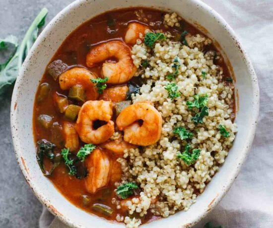 Healthy Cajun Shrimp Gumbo!