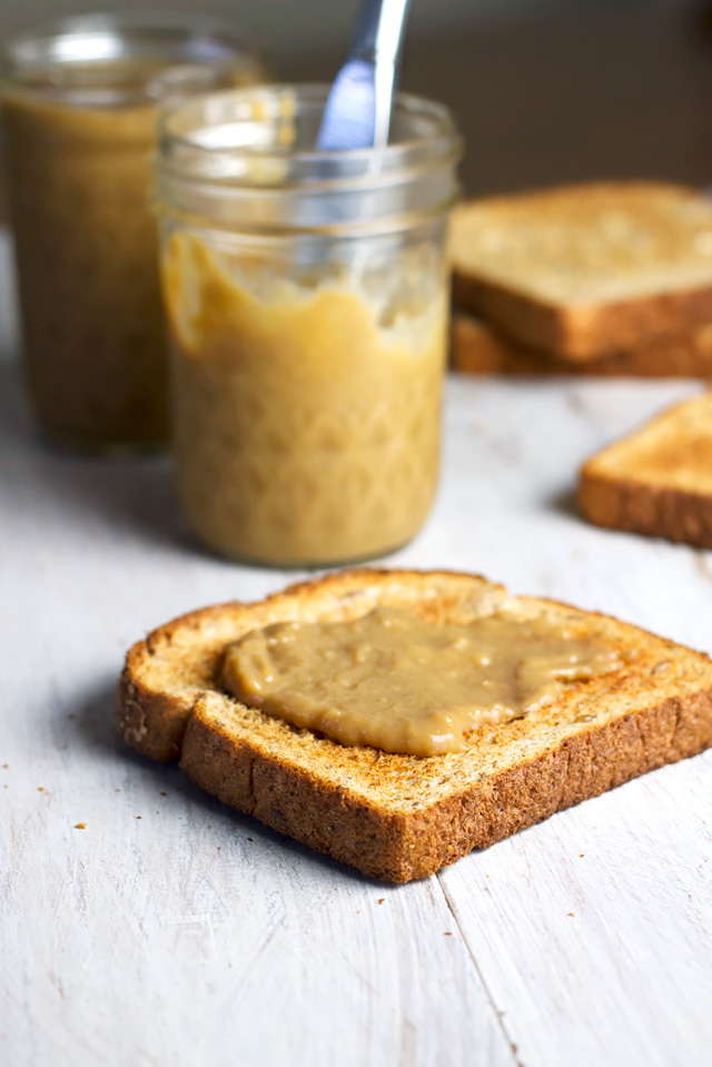 Kaya coconut egg jam spread on toast.