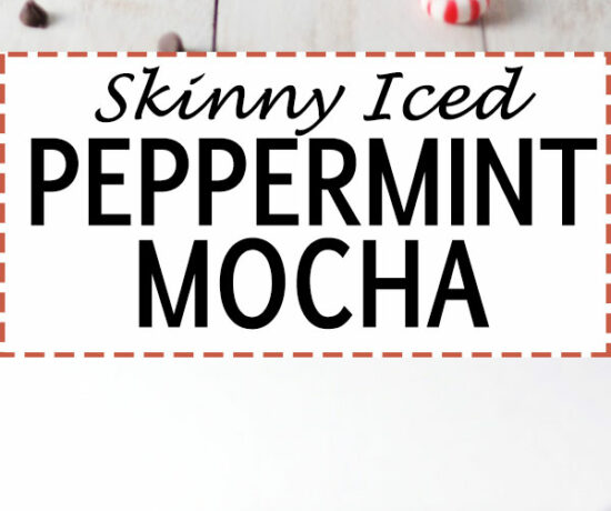 Skinny Iced Peppermint Mocha!