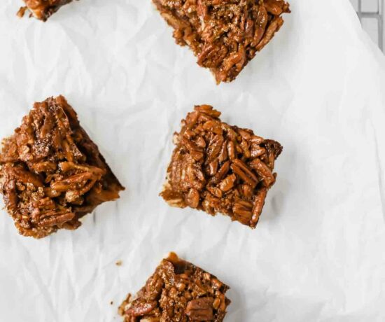 The BEST Pecan Pie Bars (Vegan, Dairy-Free)