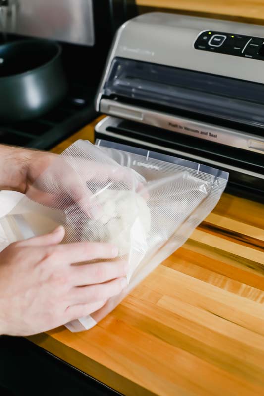 Freezing pie in the FoodSaver