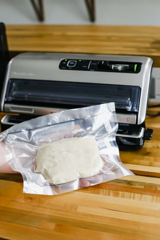 How to use the FoodSaver final step.