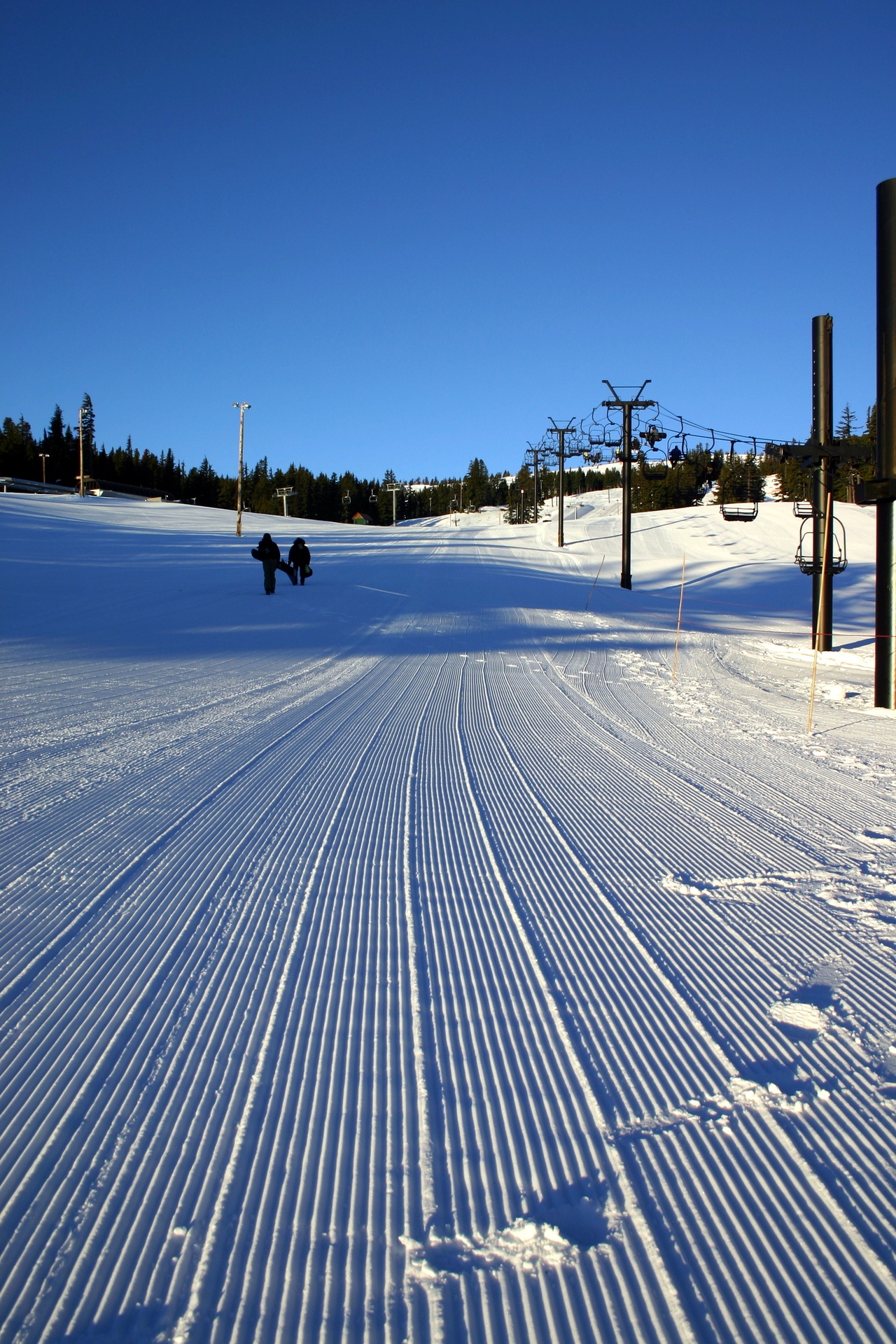 picture of snow covered ski resort