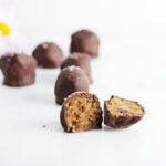 Healthy Salted Caramel Truffles! SO good!