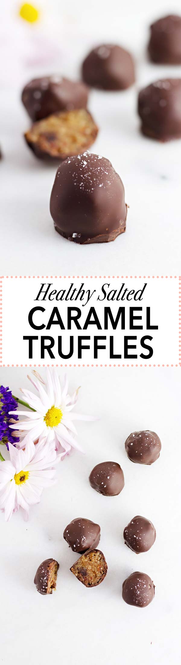 Healthy Salted Caramel Truffles! 