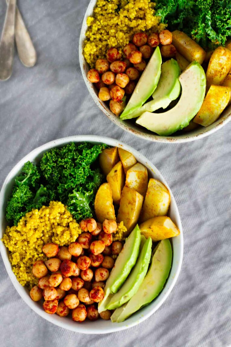 Jar Of Lemons Vegan Turmeric Quinoa Power Bowls!