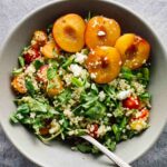 Cherry Plum & Goat Cheese Summer Salad!