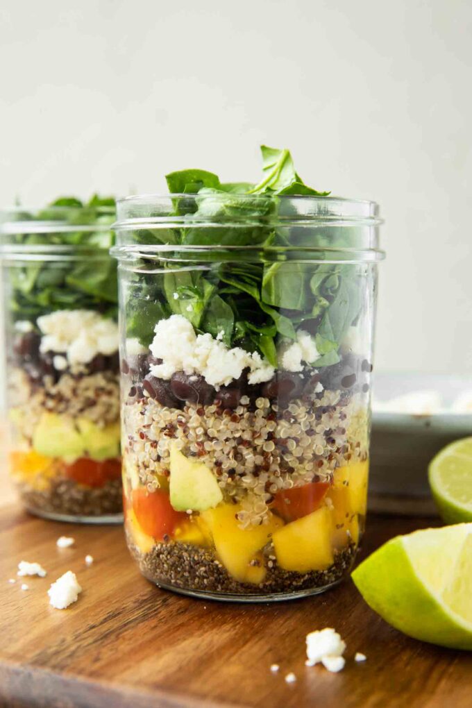 Central American Salad In A Jar! | Healthy Lunch Ideas For Work (or Back To School)!