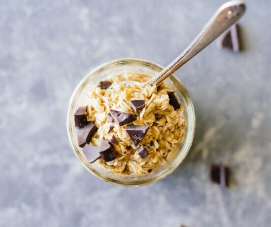 Mocha Latte Overnight Oats! Gluten-free and delicious!