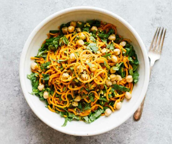 Turmeric Sweet Potato Pasta Salad!
