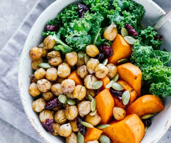 Vegan Winter Spiced Chickpea Power Bowl! Vegan, vegetarian, gluten-free!