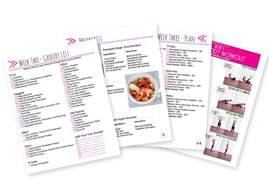 sample of book pages
