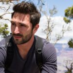 Picture of guy sitting outside