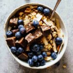 Chocolate Caramel Pecan Yogurt Bowls