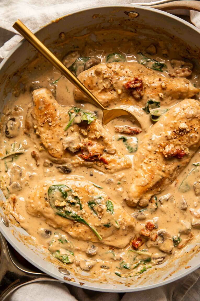 Dairy-Free Tuscan Chicken Skillet!