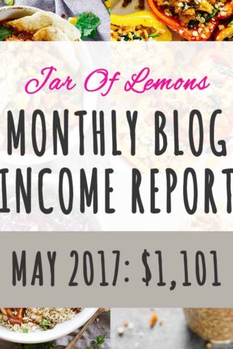 Monthly Blog Income Report - May 2017