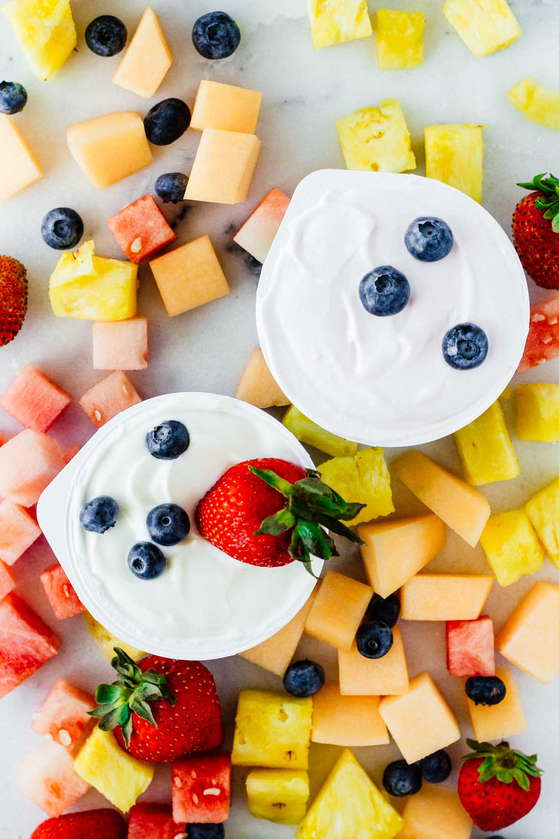 Summer Fruit Tray & Yogurt Dip!