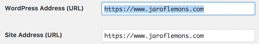 picture showing you to enter your web site url