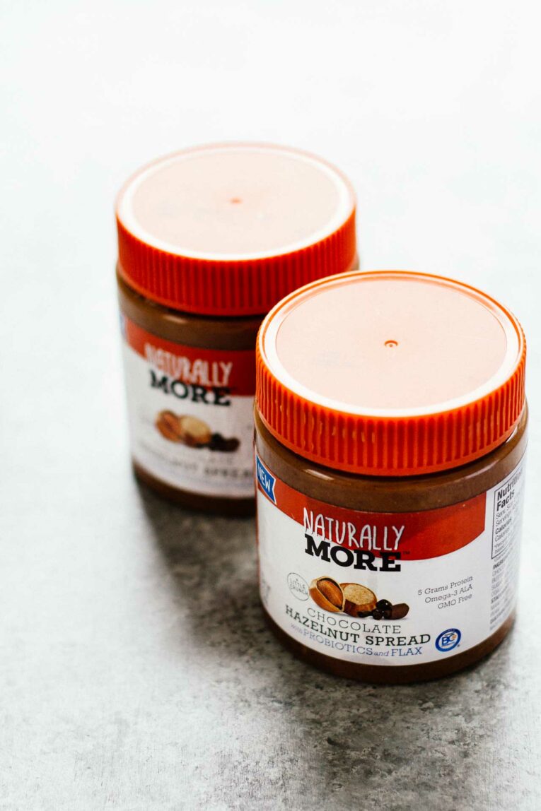 Naturally More Nut Butters on a counter