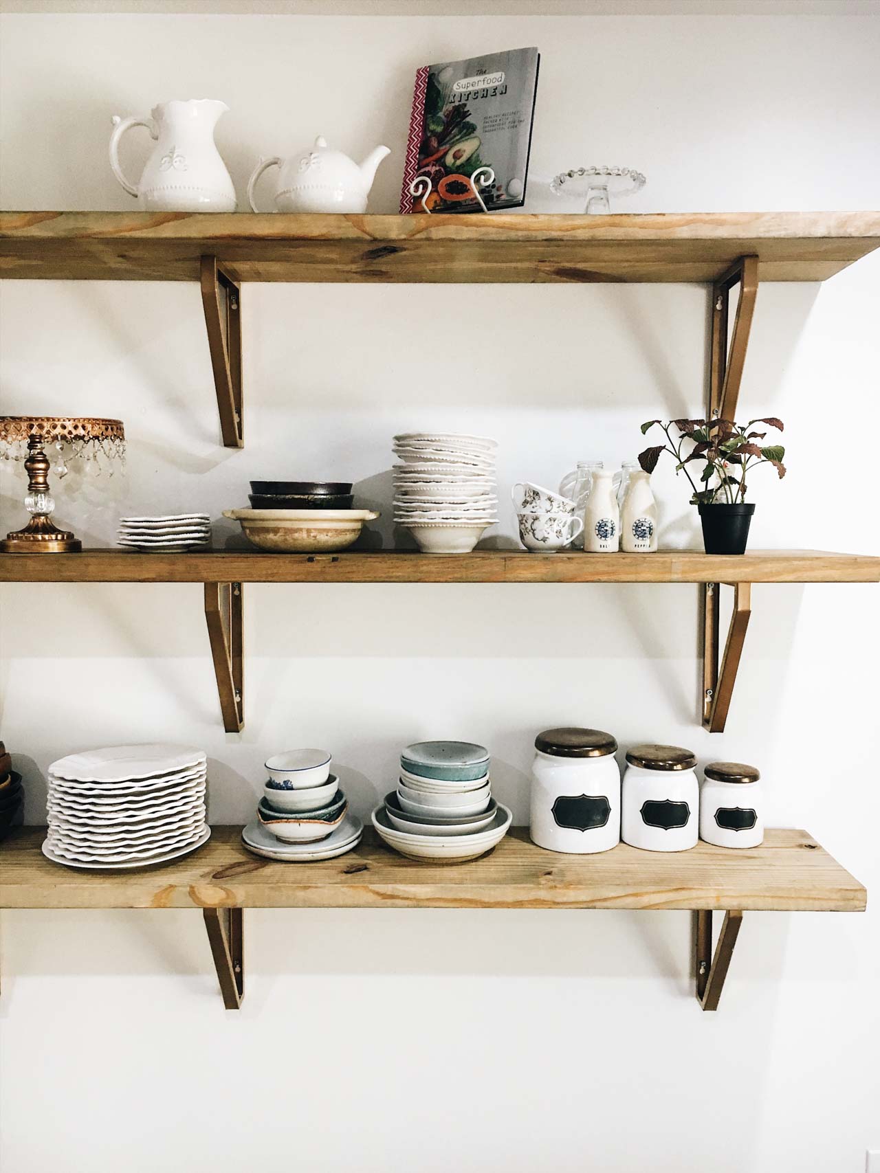 Jar Of Lemons Kitchen Remodel Part 1: Floating Kitchen Shelves, IKEA