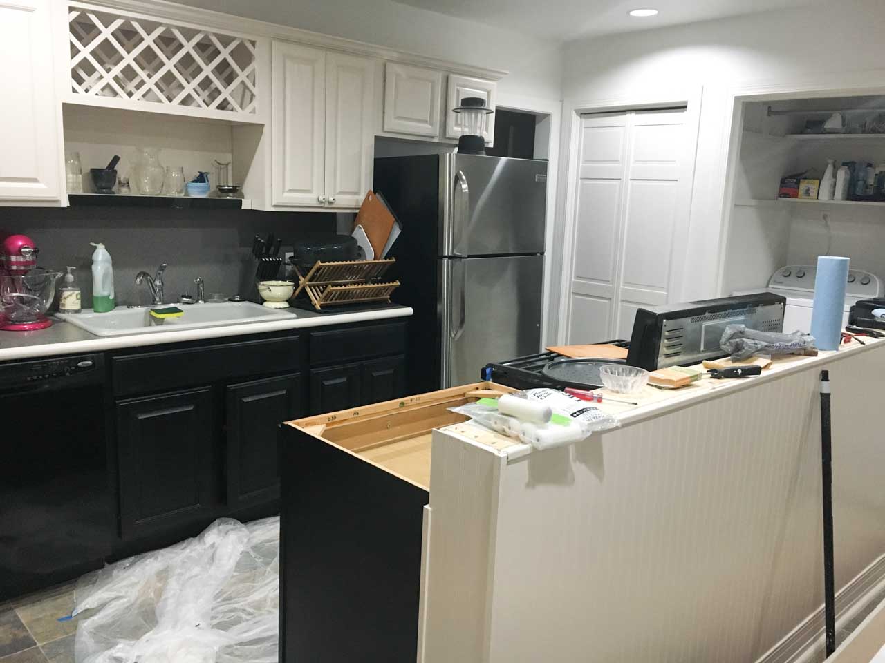 image of kitchen being remodeled