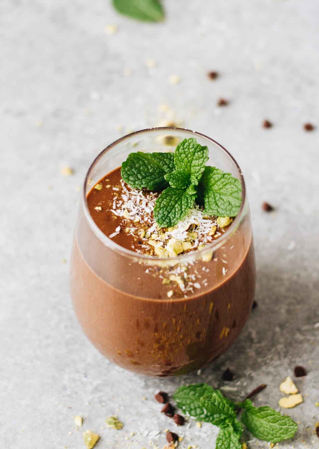 Chocolate Avocado Smoothie (Vegan & Gluten Free)!