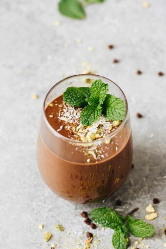 Chocolate Avocado Smoothie (Vegan & Gluten Free)!