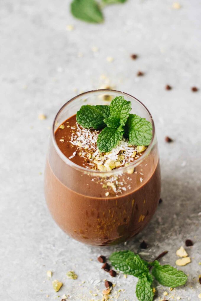 Chocolate Avocado Smoothie (Vegan & Gluten Free)!
