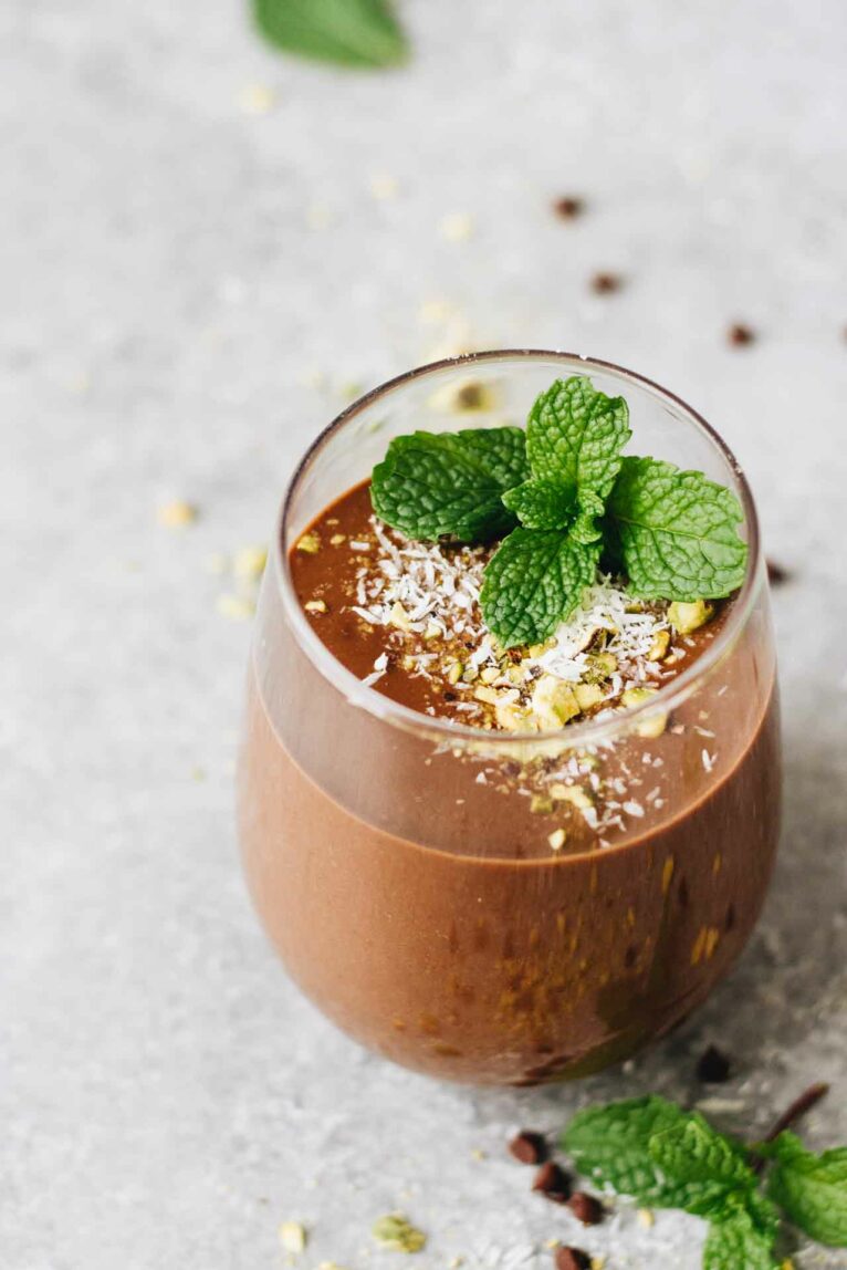 Chocolate Avocado Smoothie (Vegan & Gluten Free) - yum!
