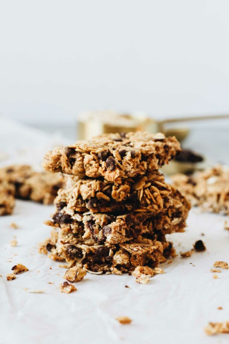 Stack of 4 Baked Oatmeal Breakfast Bars