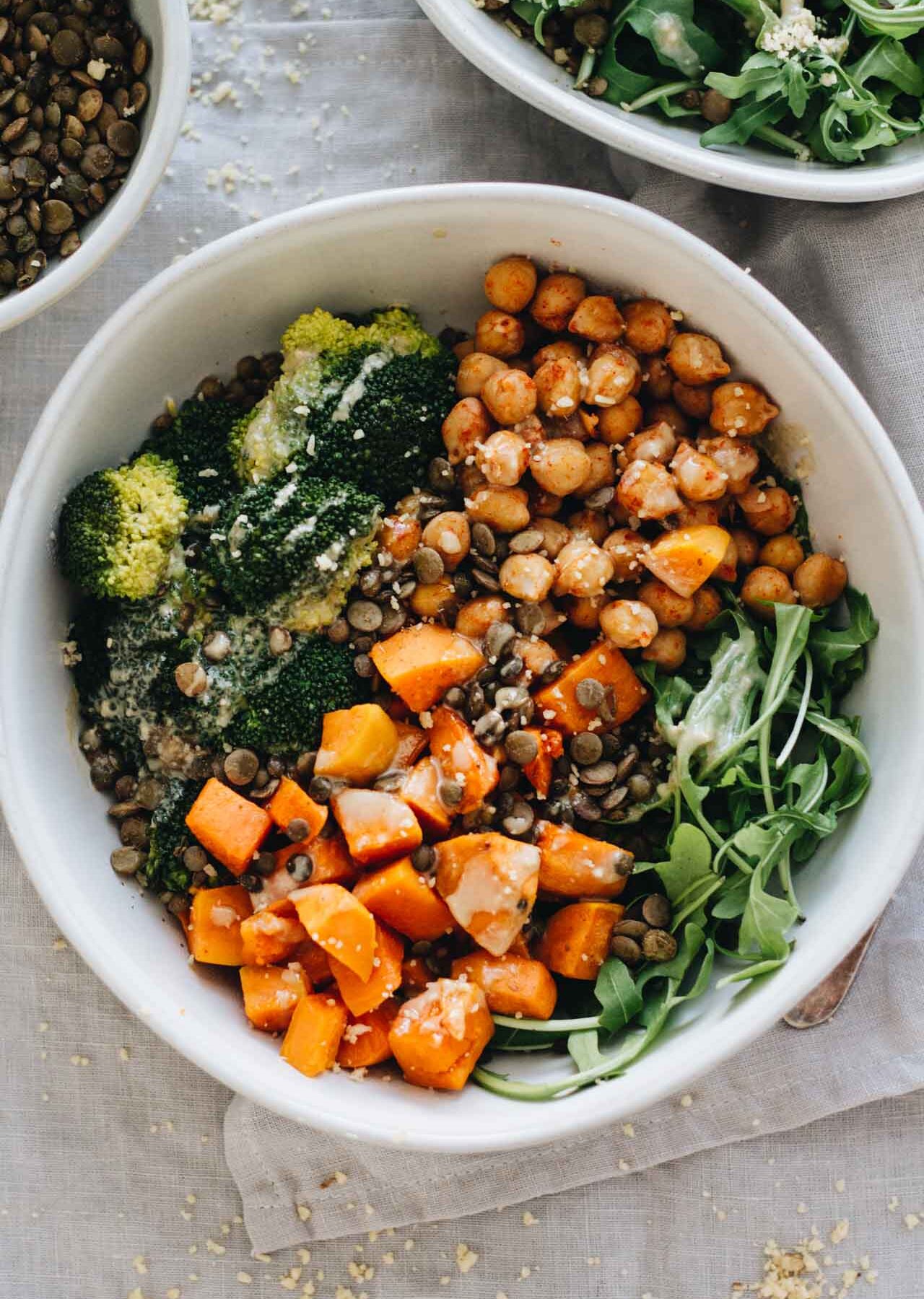 Vegan Chickpea & Sweet Potato Bowls!