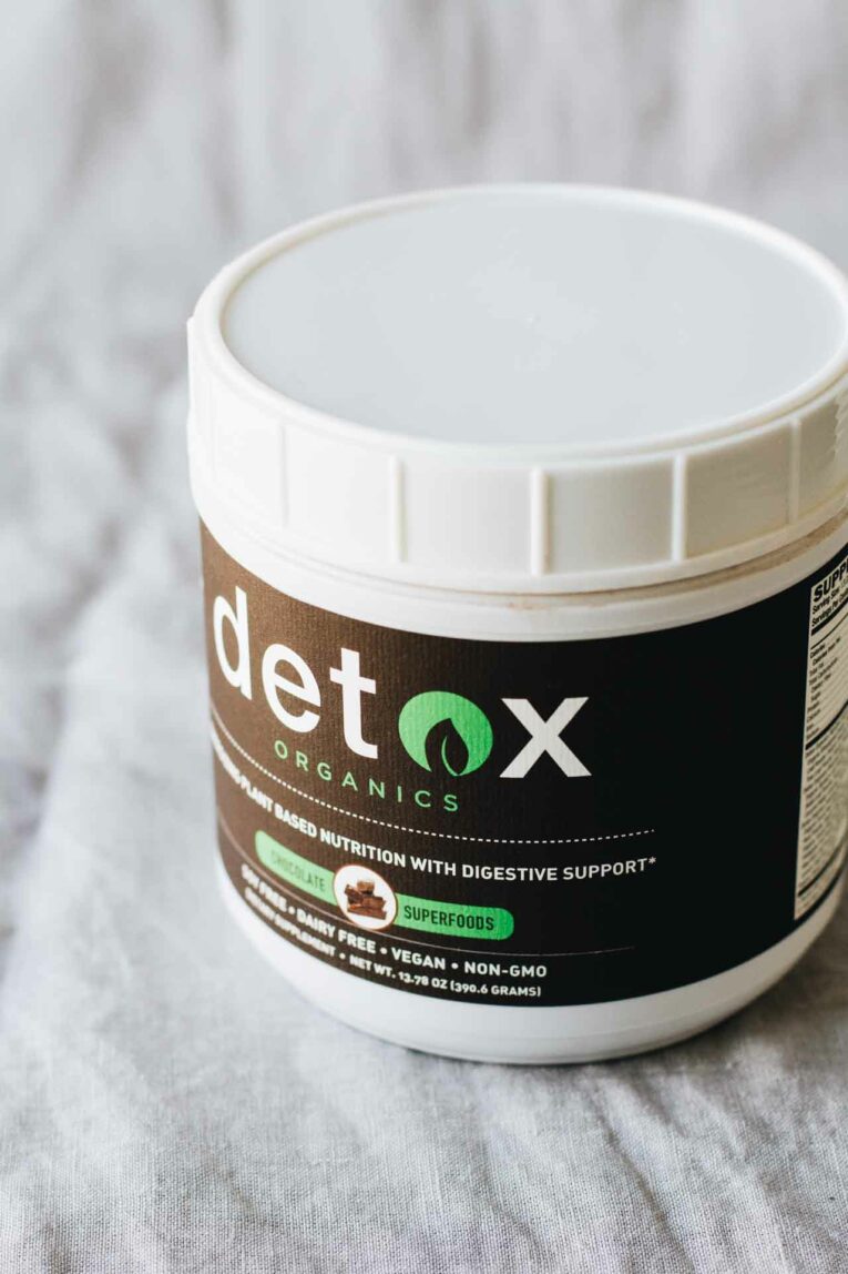 Container of Detox Organics Chocolate Superfoods