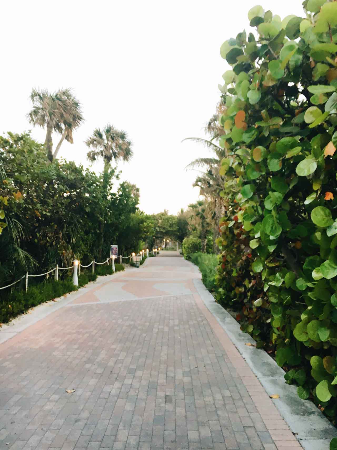 The boardwalk on Miami beach! 