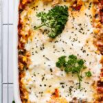 The BEST Easy Healthy Lasagna Recipe! Delicious and easy to make!