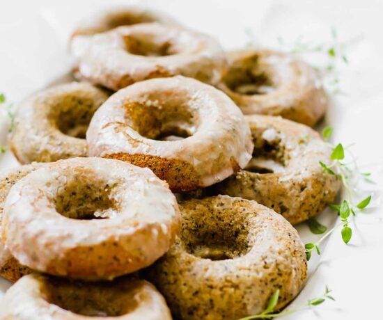 Lemon Poppyseed Healthy Baked Donuts by Jar Of Lemons!