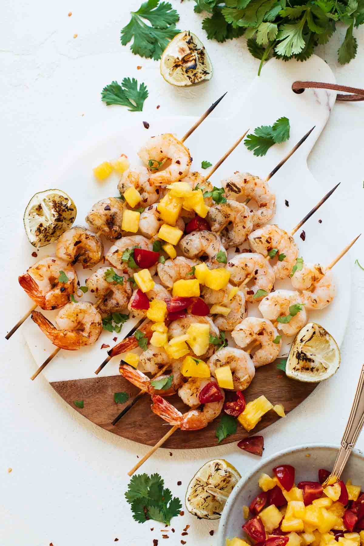 Spicy Grilled Shrimp w/ Pineapple Sauce by Jar Of Lemons - so delicious!