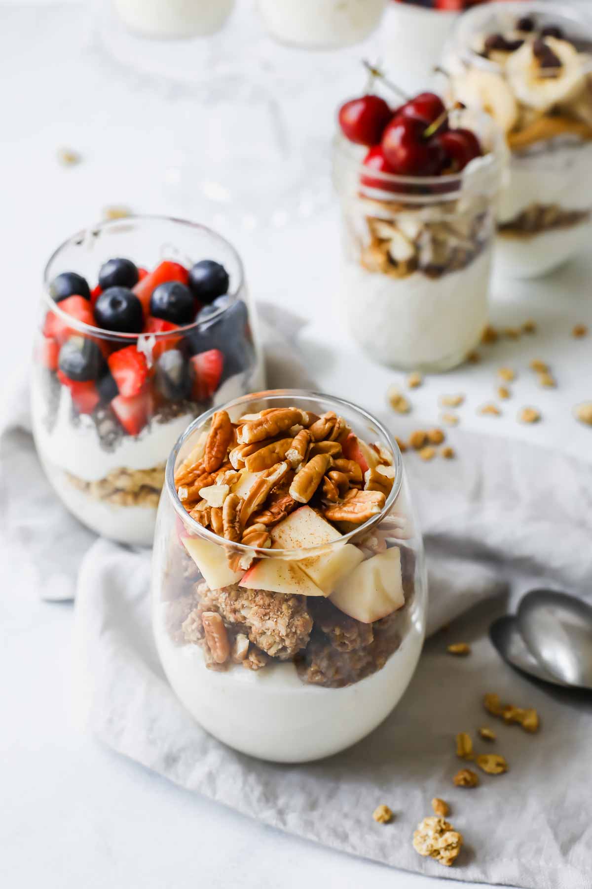 Protein-Loaded Yogurt Parfait Recipes by Jar Of Lemons!