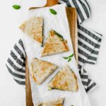 5-Minute Spinach Vegetarian Quesadillas by Jar Of Lemons!