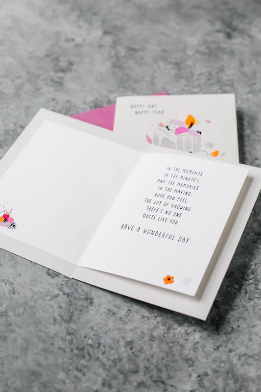 American Greetings Summer Occasions Birthday Card (Inside)