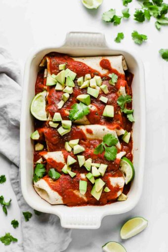 5-Ingredient Vegan Enchiladas