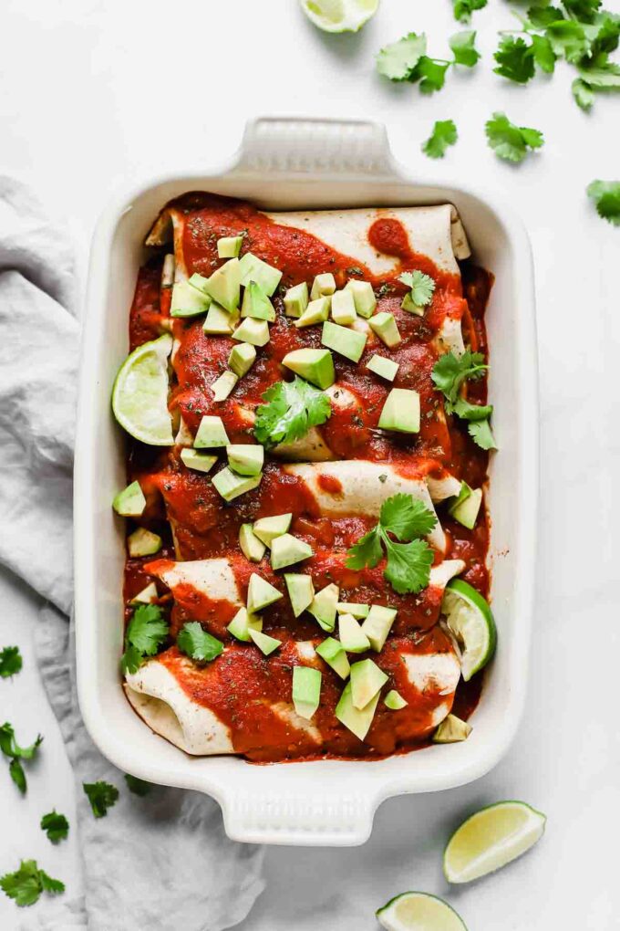 5-Ingredient Vegan Enchiladas