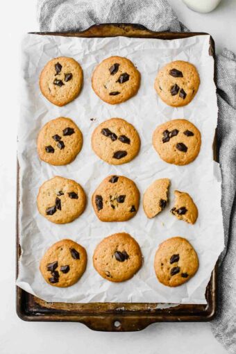 The BEST Chocolate Chip Healthy Cookie Recipe