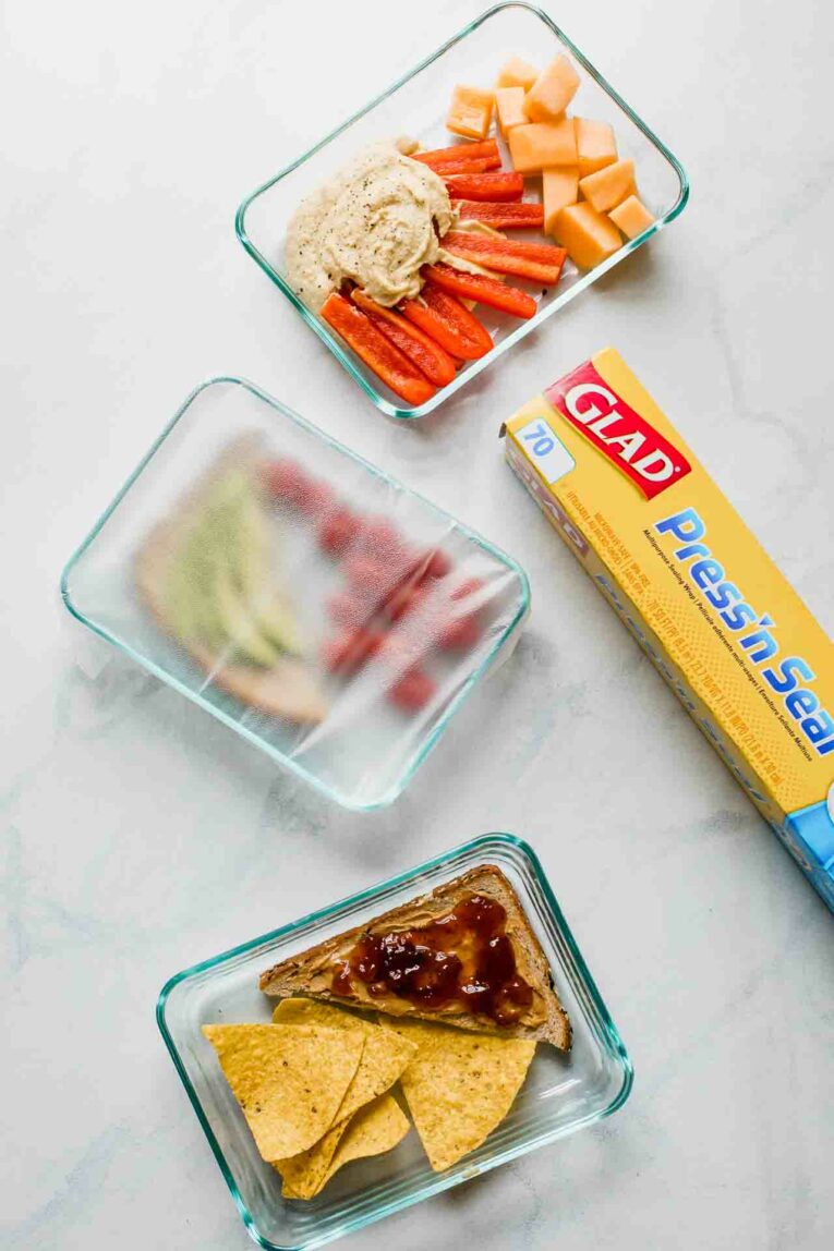 5-Minute Healthy Lunch Ideas with Glad Press'n Seal