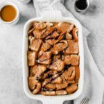 Chocolate Caramel Gluten Free French Toast Casserole