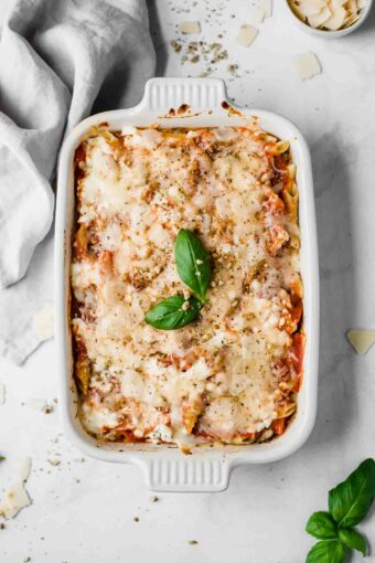 Easy Vegetarian Baked Ziti Recipe