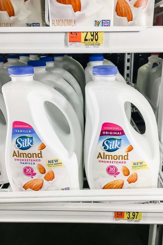 Silk Unsweetened Almondmilk at Walmart