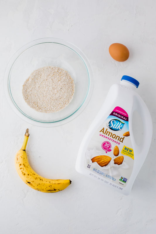 Ingredients for Almond Milk Pancakes