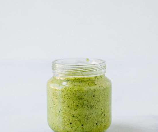 Pineapple & Spinach Baby Food Recipe loaded with nutrition and perfect for your 10-12 month old baby!
